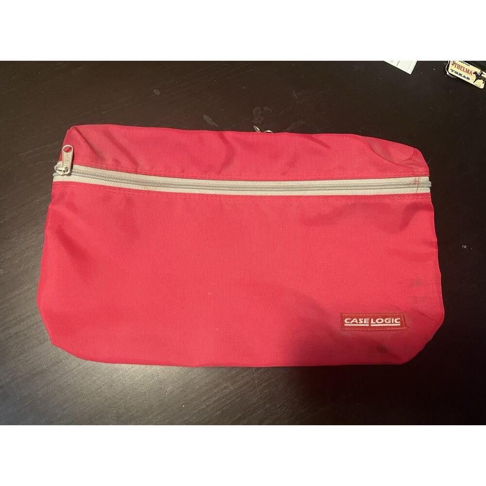 Case Logic Red Cassette Tape Storage Case - Stores 30 Tapes